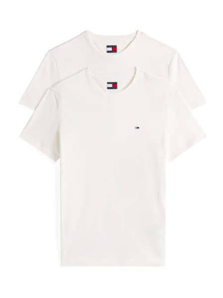Tommy Jeans Set 2 tricouri Écru alb