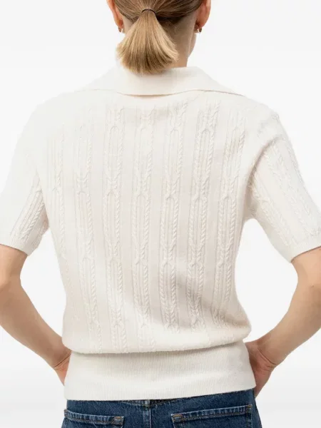 Gulerat tricou polo Hugo tricotate