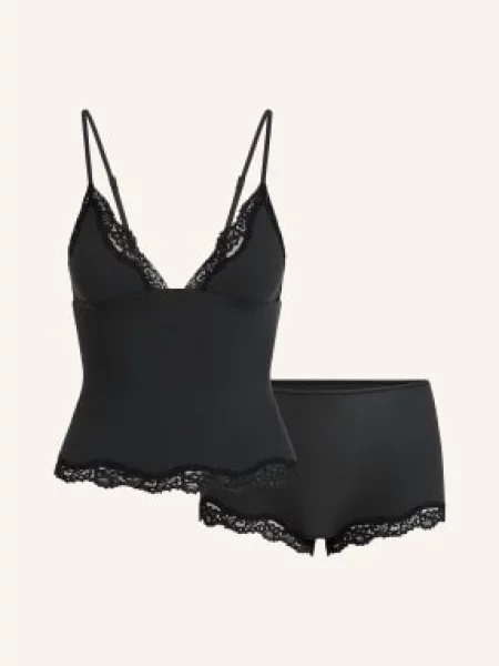 Skims Krótkie Piżamy Pasują Każdemu schwarz