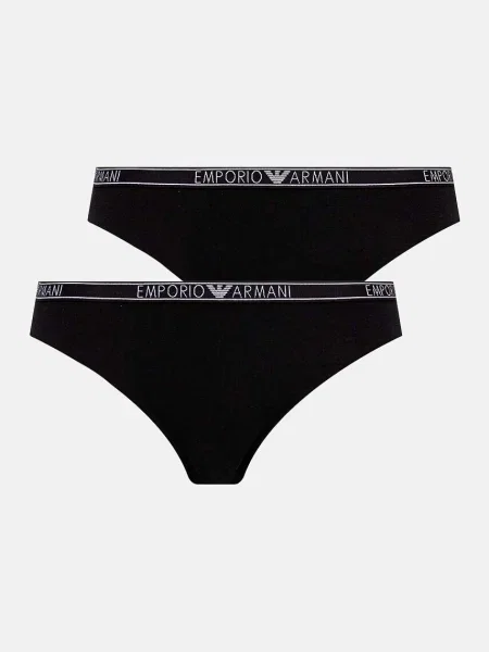 Kalhotky brazilky Emporio Armani Underwear černá