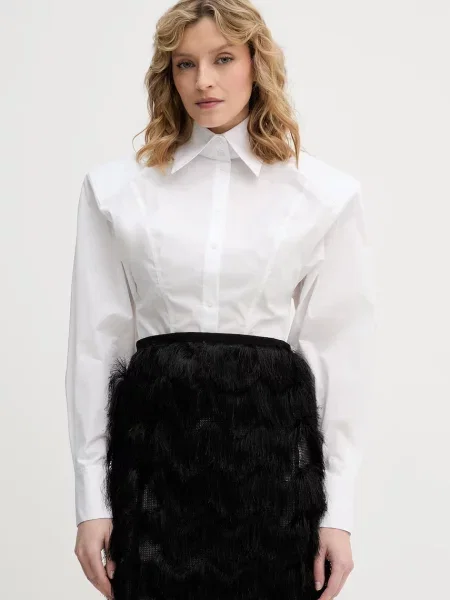 Karl Lagerfeld cămașă pentru femei cu alb