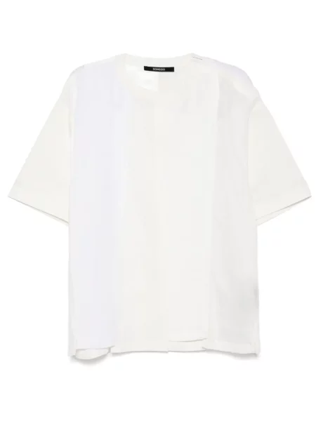 Asymetrické tričko Songzio bílé