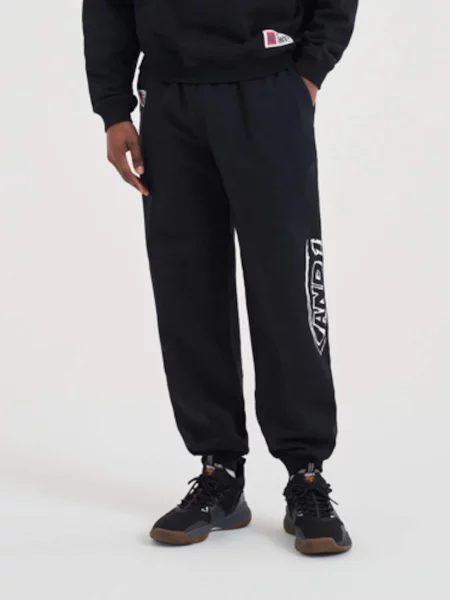 Pantaloni negru alb