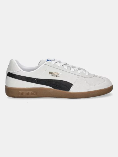 Замшевые кроссовки Puma серые