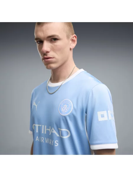 PUMA koszulka domowa Manchester City Odzież S niebieski