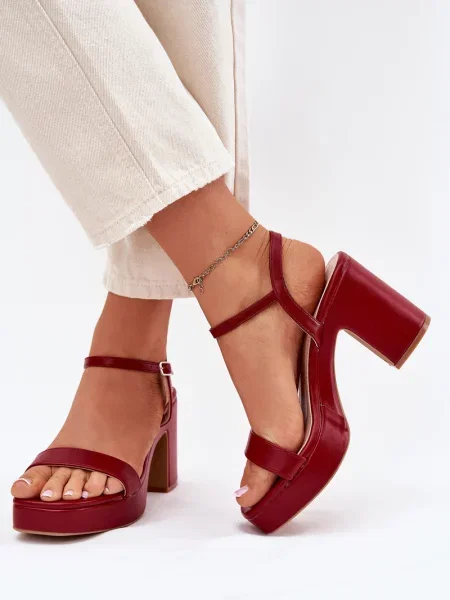 Сандали Boto винено червено