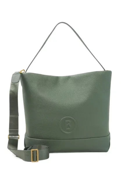 Kožená shopper kabelka Bogner zelená