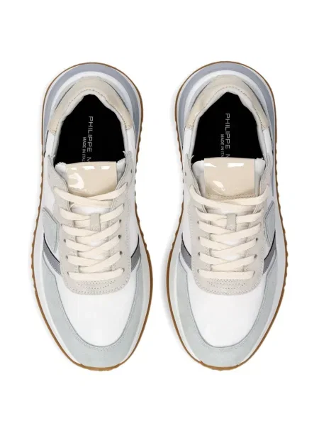Sneakerși Philippe Model Paris din piele de căprioară gri