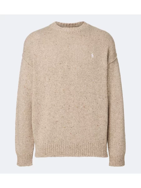 Gyapjú szvetter Polo Ralph Lauren bézs