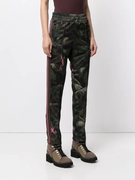 Pantaloni Palm Angels cu imagine alergare verde