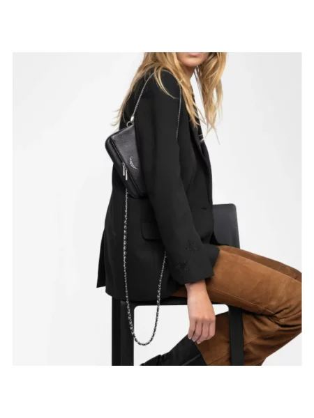 Torebka Zadig & Voltaire skórzana czarna
