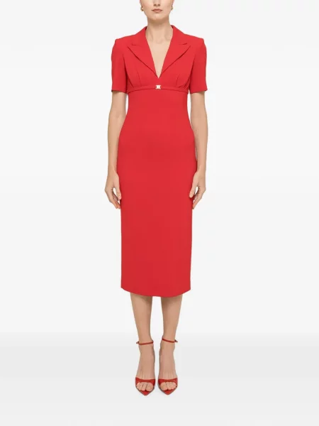 Rochie midi Nissa roșu