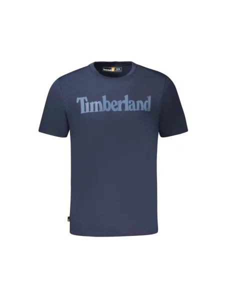 Koszulka Timberland z logo niebieska