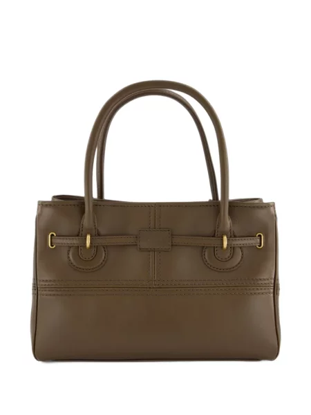 Geantă shopper Chloé din piele maro