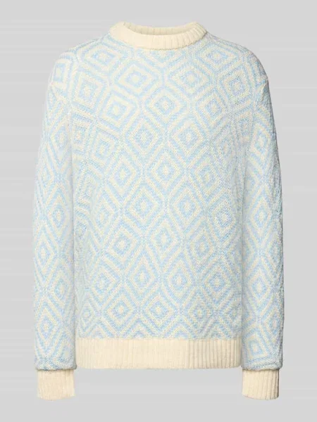 Sweter z dzianiny o kroju relaxed fit z mieszanki wełny model ‘REMI’ Selected Homme
