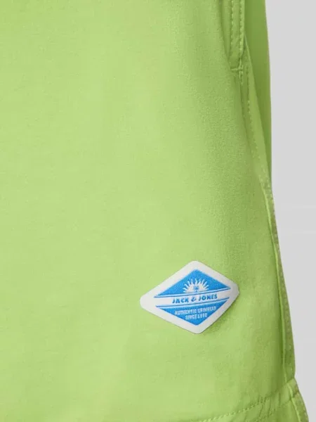 Kąpielówki Jack & Jones z logo żółte