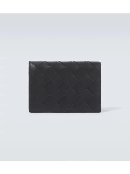 Portofel Bottega Veneta din piele negru