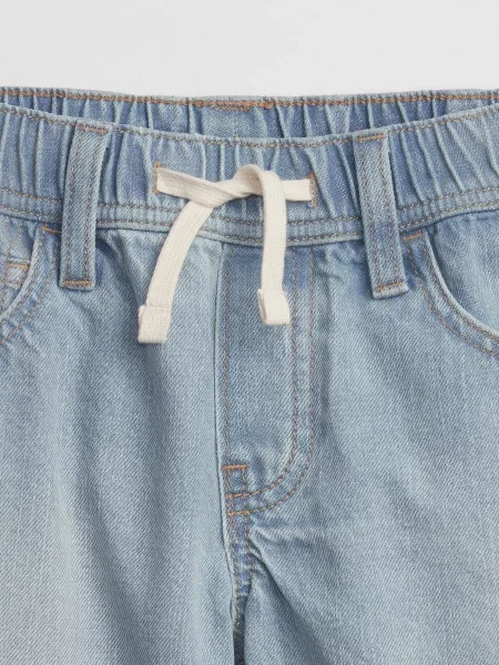 Дънкови шорти Gap сиво