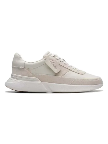 Pantofi Clarks alb