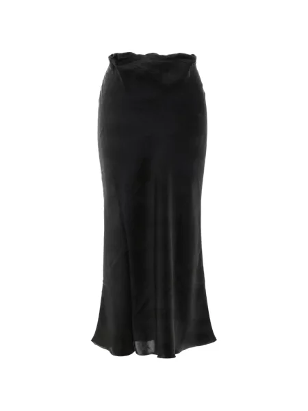 Fusta maxi Fiorucci din satin negru