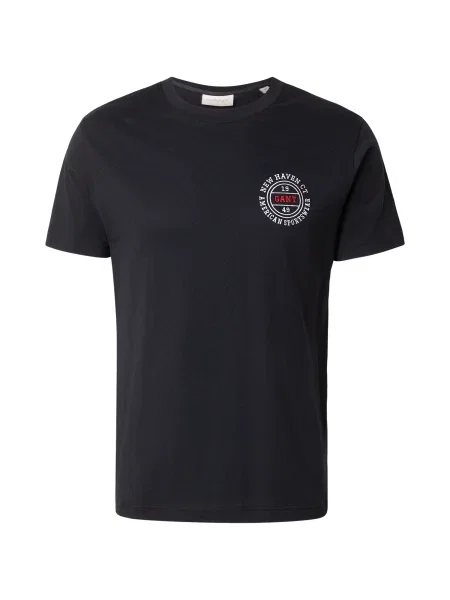 GANT Tricou roșu / negru alb