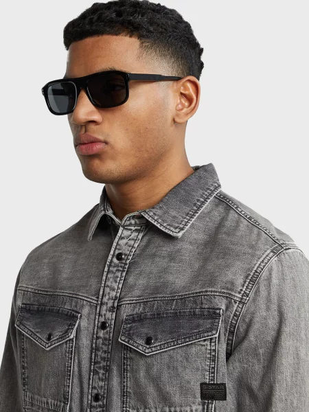 Рубашка G-star Raw серая