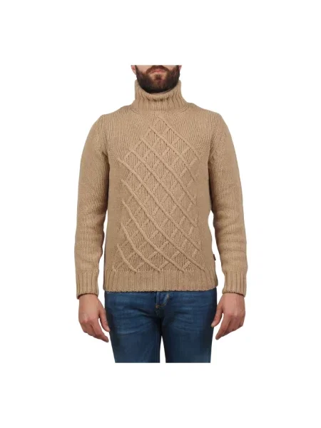 Sweter Atpco wełniany beżowy