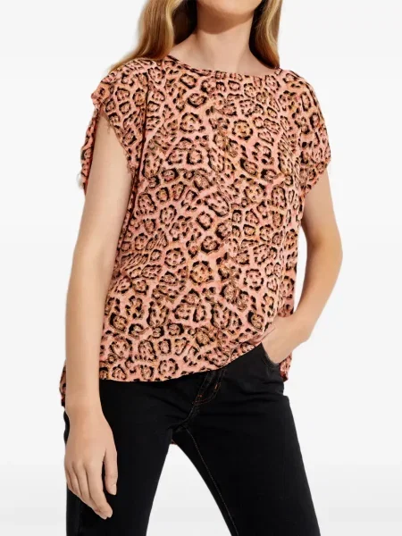 Tricou One Teaspoon cu imagine portocaliu
