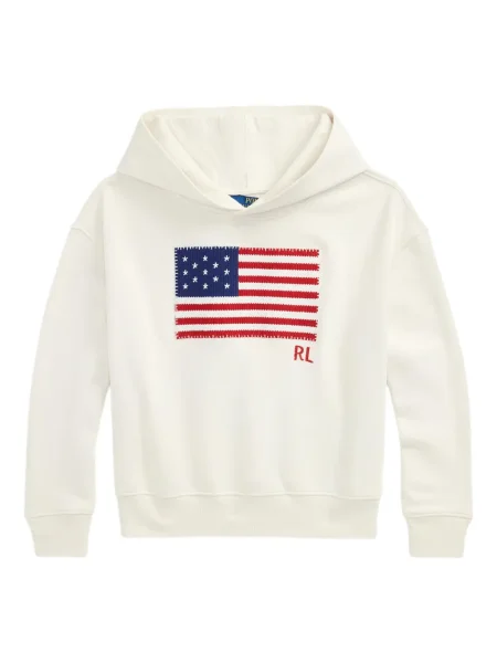 Bluza z kapturem dziecięca Polo Ralph Lauren biała