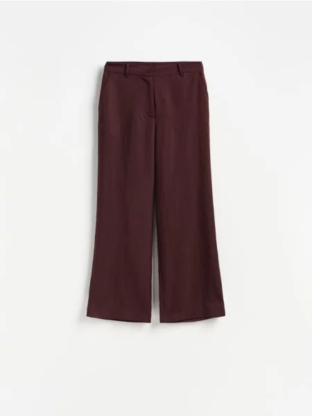 Reserved Pantaloni cu fibre Lyocell mahon