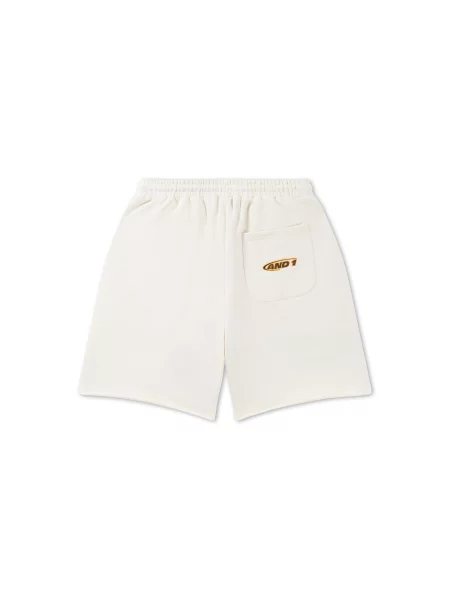 Pantaloni Respect The Game ecru / galben negru