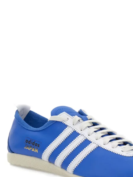Ριγέ δερμάτινα sneakers Adidas μπλε