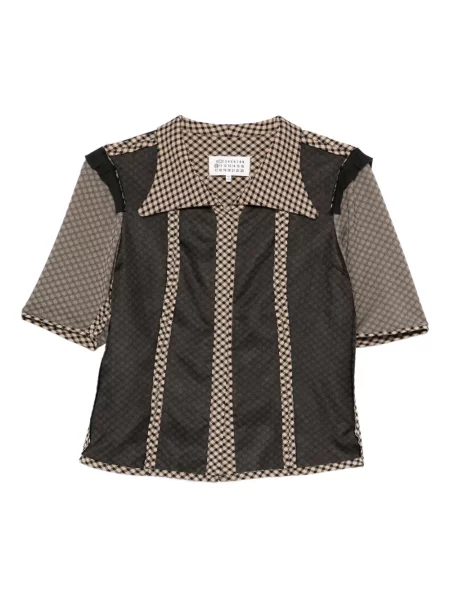 Koszula Maison Margiela w kratkę czarna