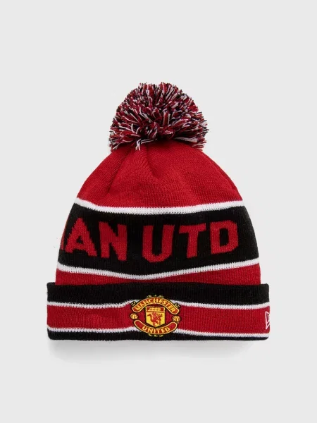 New Era kapa MAN U JAKE CUFF MANCHESTER UNITED FC rdeča