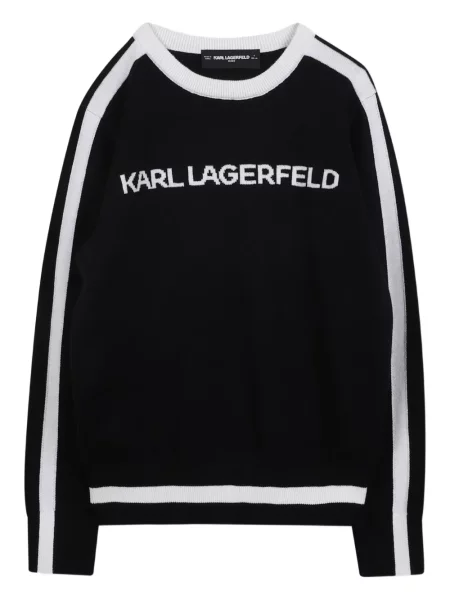 Sweter dziecięcy Karl Lagerfeld czarny
