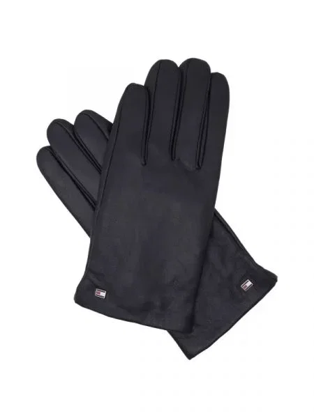 Tommy Hilfiger De piele mănuși ESSENTIAL FLAG