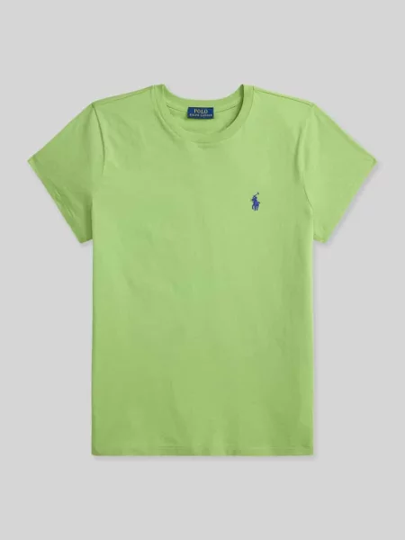 T-shirt z wyhaftowanym logo Polo Ralph Lauren zielona