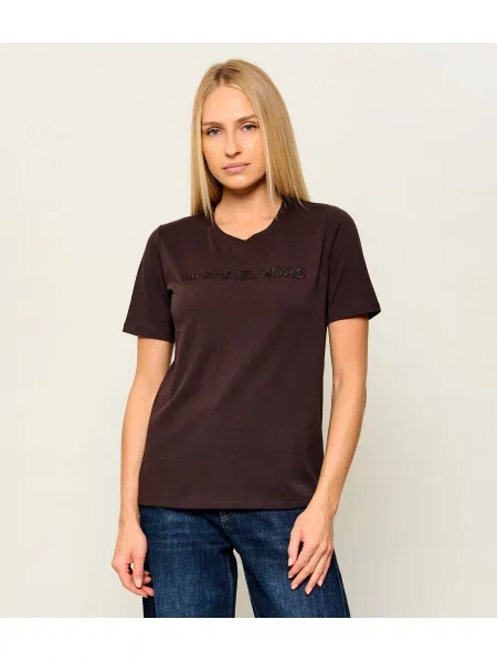 Tricou Michael Michael Kors clasic maro