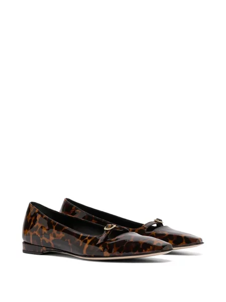 Balerini Carel Paris cu imagine cu model leopard maro