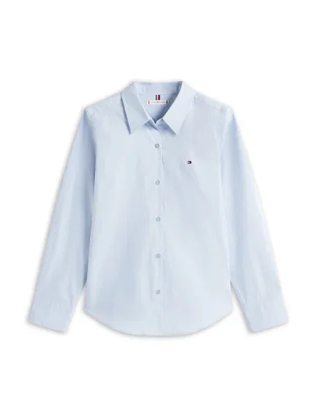 TOMMY HILFIGER Bluză ESS deschis albastru