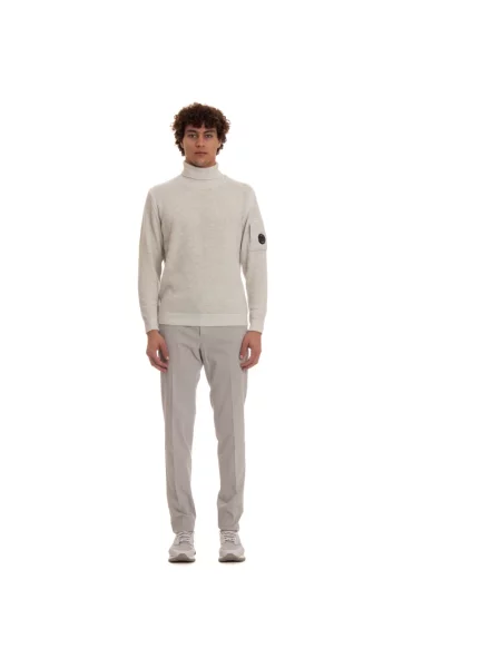Sweter z golfem C.p. Company do golfa szary