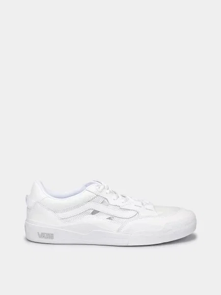 Кожаные кеды Vans белые