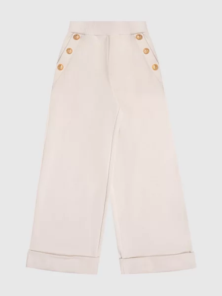 Детские брюки Balmain бежевые