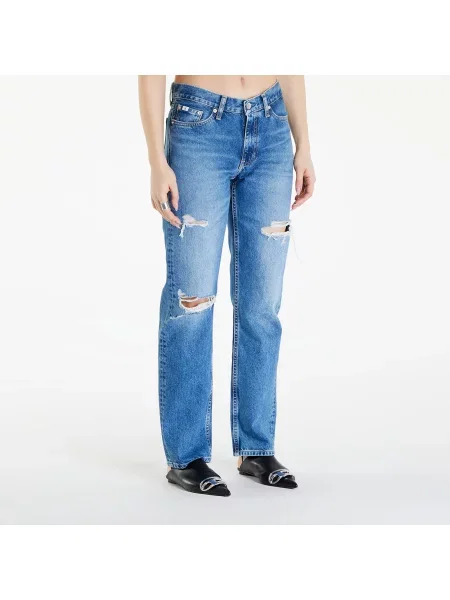 Calvin Klein Jeans Low Rise Straight Jeans Denim Medium