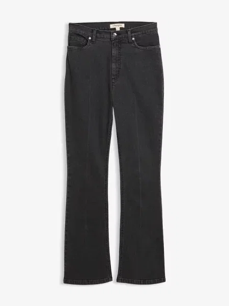 Dżinsy bootcut z wysokim stanem szare