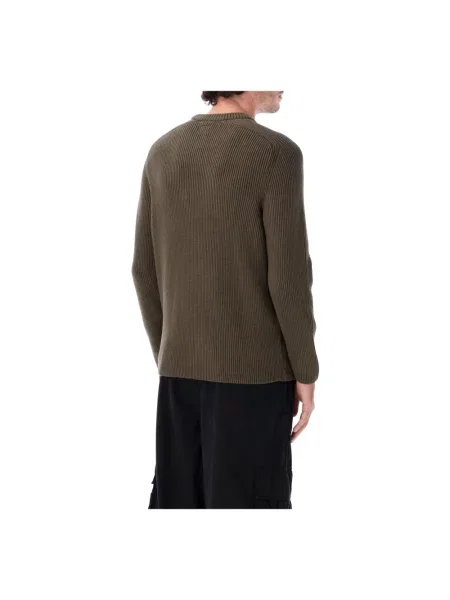 Lniany sweter C.p. Company zielony
