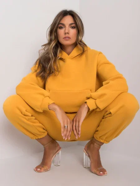 Sportski komplet Fashionhunters žuta