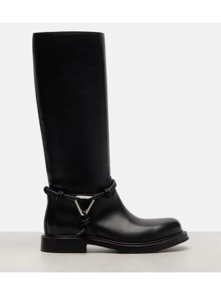 Cizme Bottega Veneta din piele negru