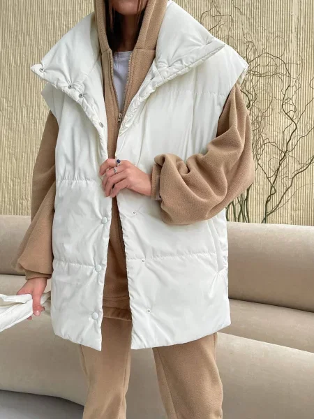 Жилет з утеплювачем Milirud нейлон/поліестер білий