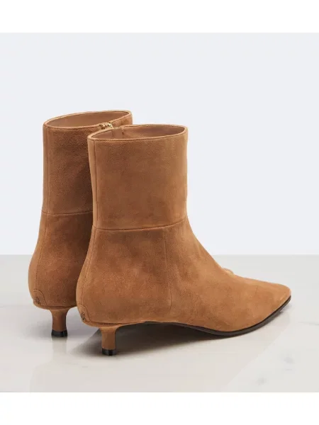Cizme scurte Jimmy Choo din piele de căprioară maro